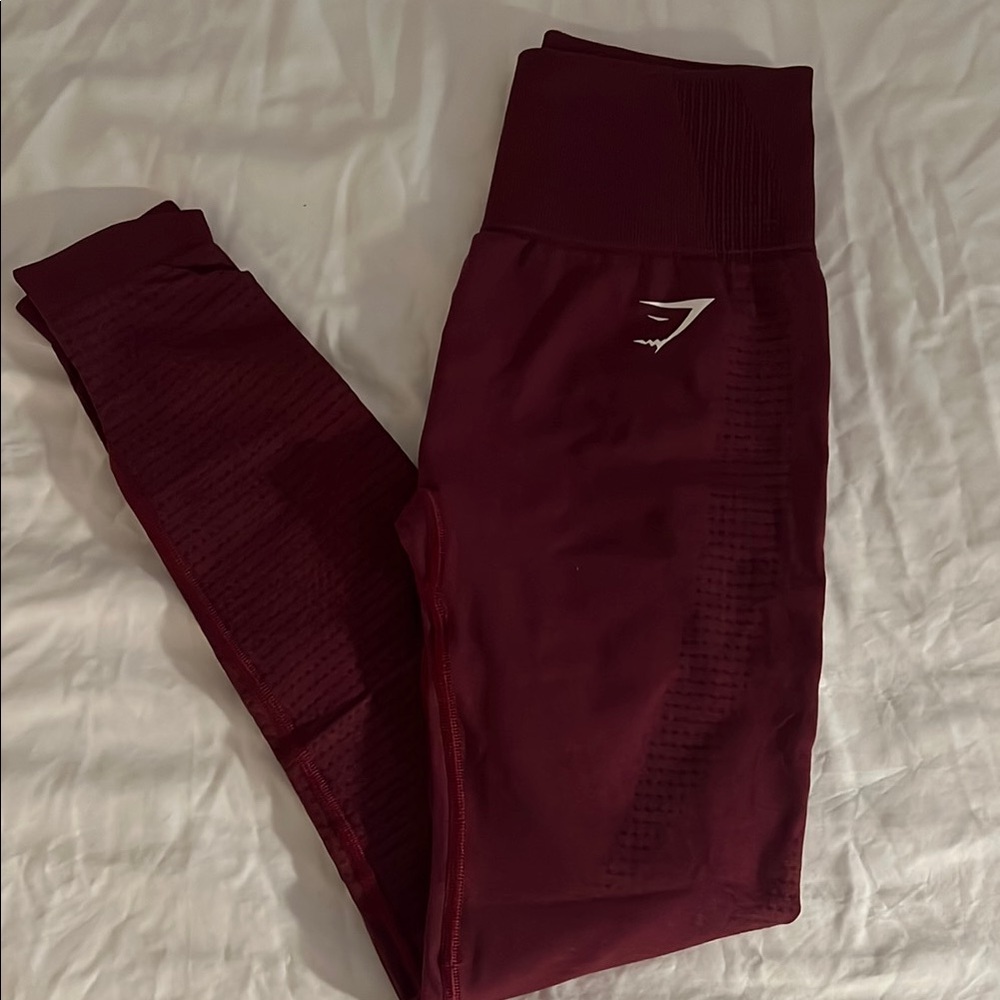 Gymshark Red Performance Leggings